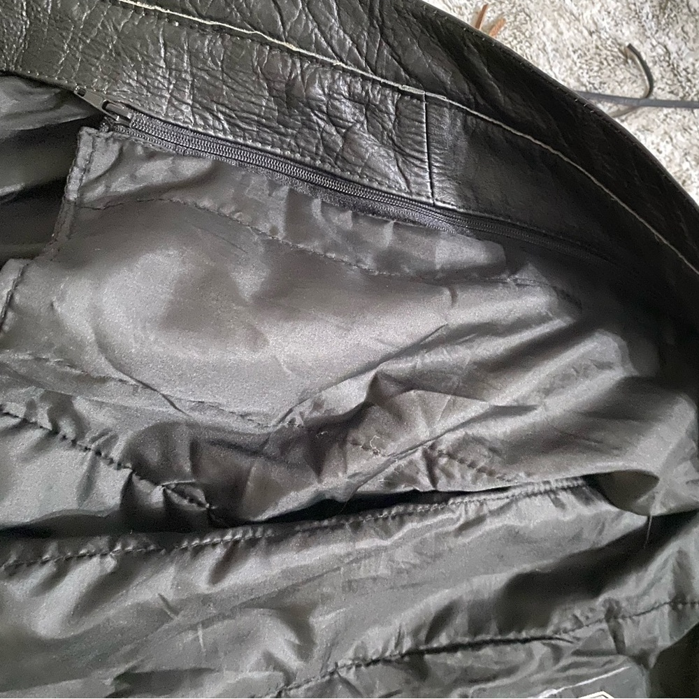Legends Rider Wear Black and Brown Fringe Leather Jacket size L. Cowboy/Biker - Picture 11 of 16
